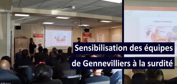 Sensibilisation des équipes de Gennevilliers à la surdité