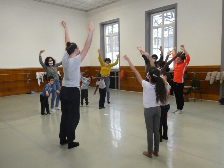Photo de groupe danse contemporaine