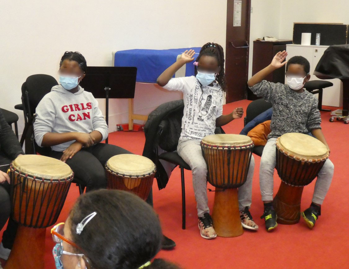 Photo de groupe percussion 1